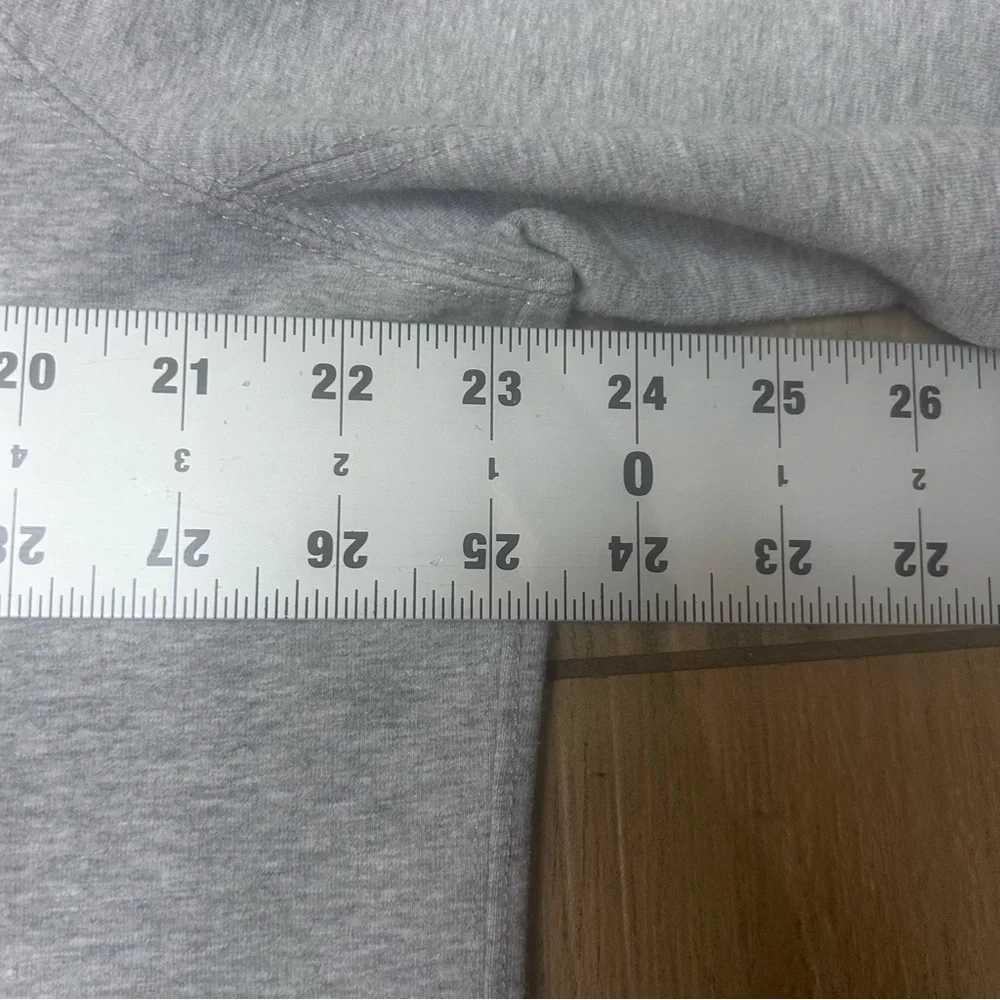 Abercrombie & Fitch Gray Hoodie with Blue and Red Stripes - Picture 7 of 8